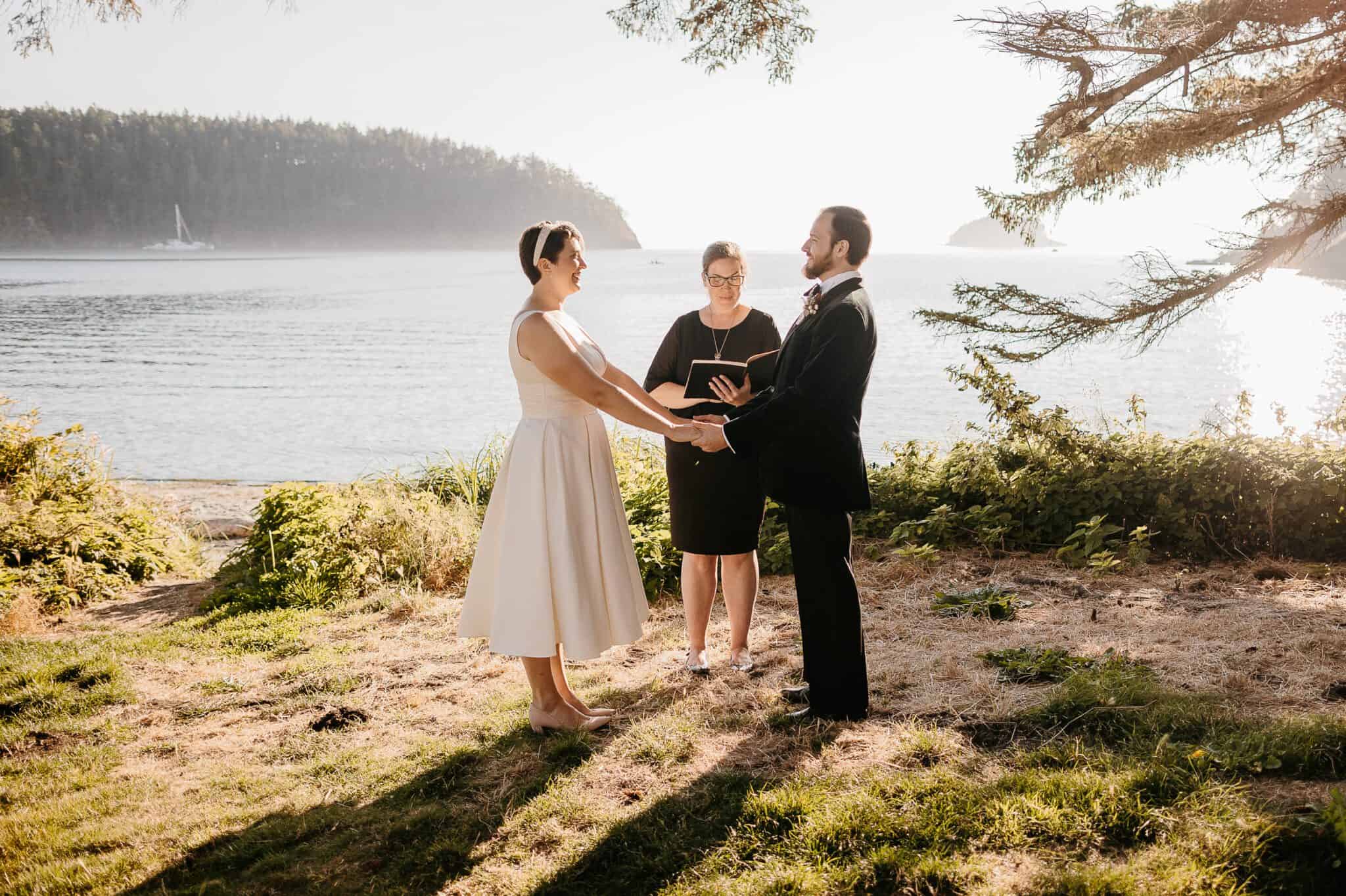 Oak Harbor Elopement Photographer. Kastle H Photography LLC. Maris and Aaron. Bowman Bay Oak Harbor, WA